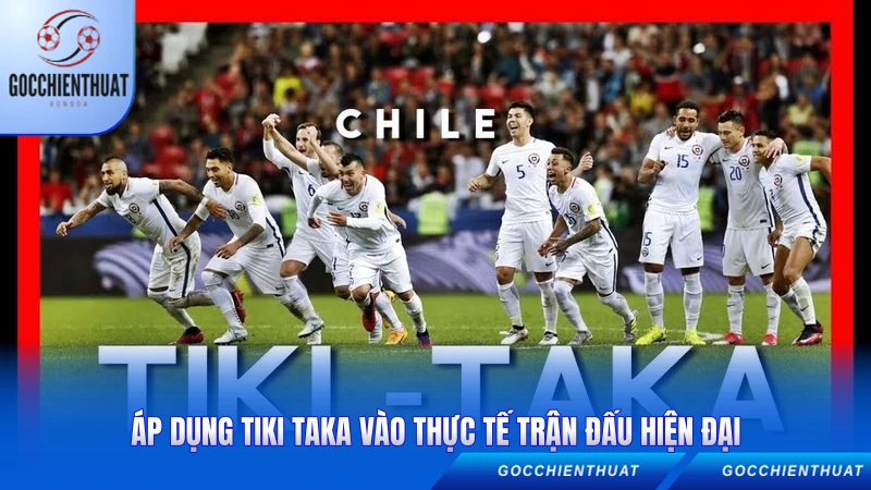 Áp dụng tiki taka vào thực tế trận đấu hiện đại