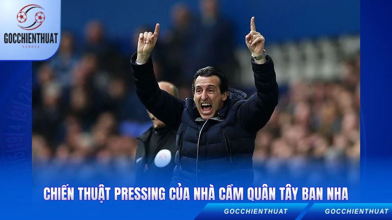 Chiến thuật pressing của nhà cầm quân Tây Ban Nha