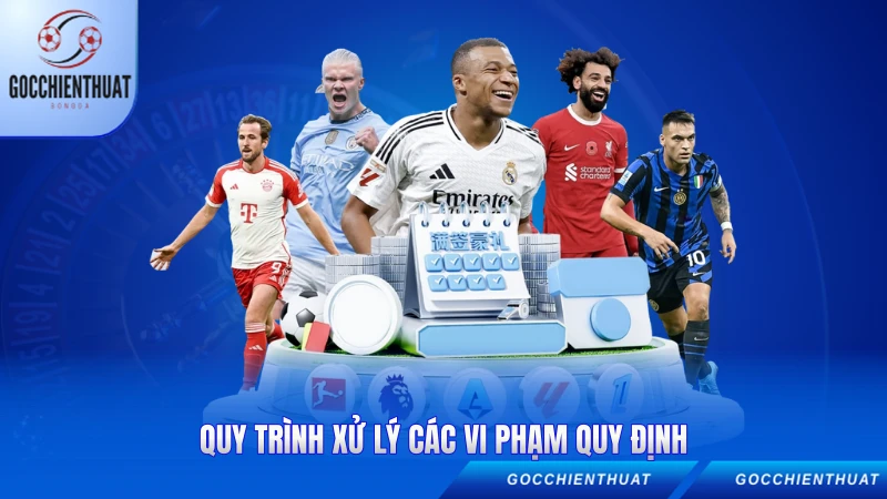 Quy trình xử lý các vi phạm quy định